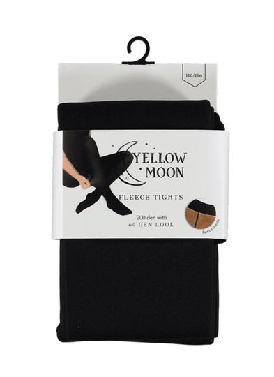 Yellow moon fleece panty 200 den