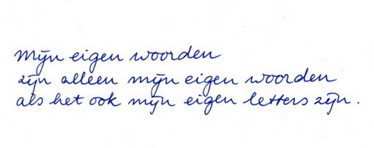 De week van het handschrift