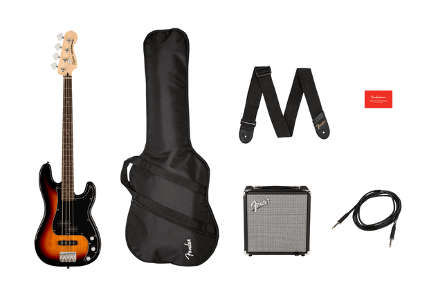 Fender Squier PJ Bass Pack 3TS - Muziek Service Schijndel